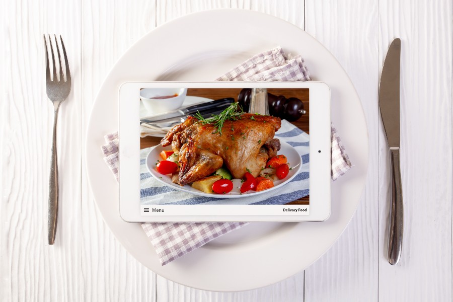 Menù digitale per food delivery