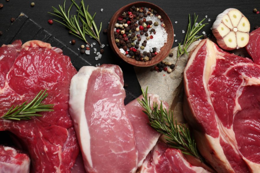 Diversi tipi di tagli di carne