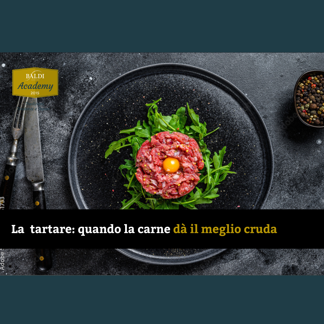 La tartare una specialità di carne cruda