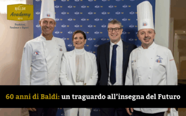 Angela ed Emiliano Baldi che festeggiano i 60 anni di Baldi