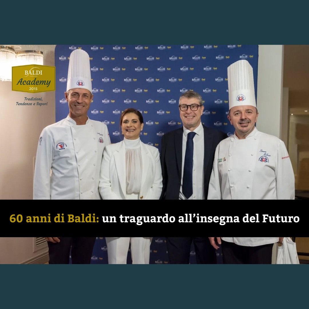 Angela ed Emiliano Baldi che festeggiano i 60 anni di Baldi