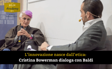 la Chef Cristina Bowerman all'evento dei 60 anni dell'Azienda Baldi