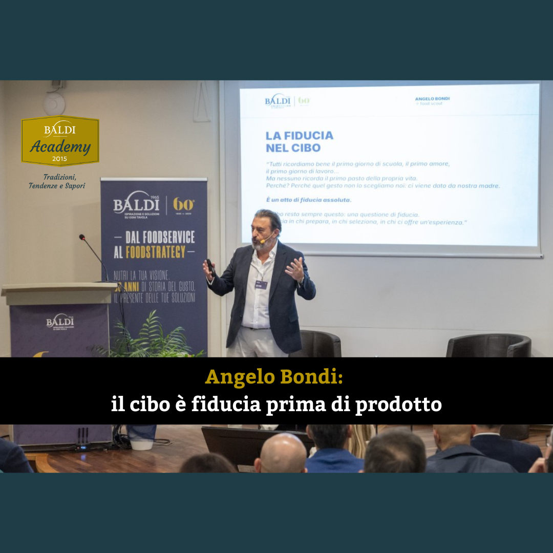 Angelo bondi parla di food scout
